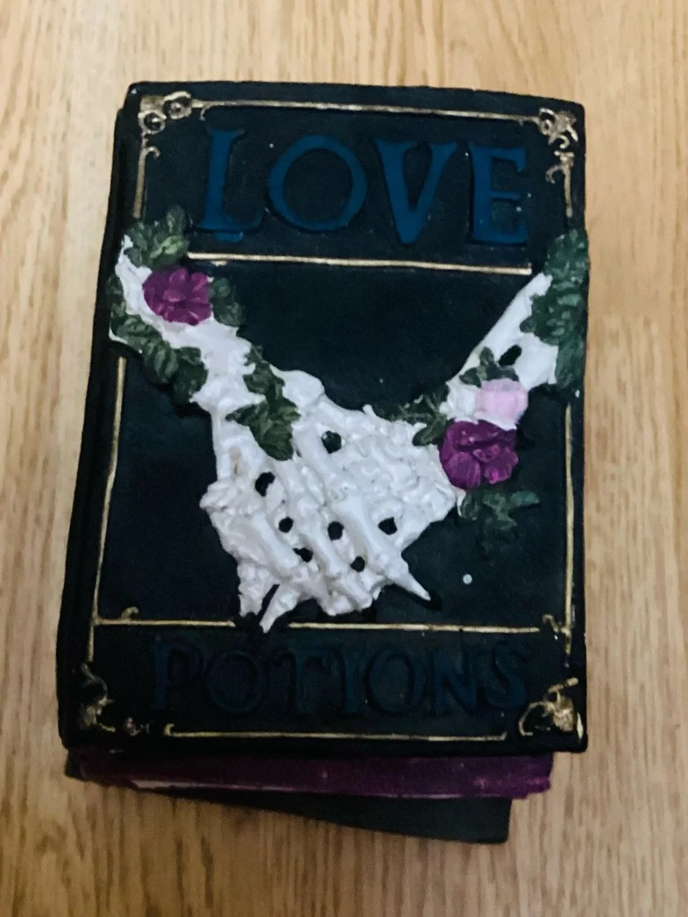 Ashland Decorative Stacked Book Set - Black, Purple & Green - Gothic/Halloween - Picture 14 of 16